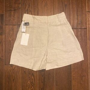 Aritzia Effortless Linen Shorts